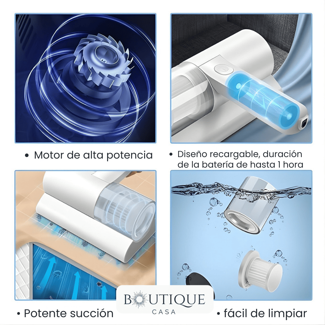 Aspiradora de Vibración y Luz UV | UltraClean™