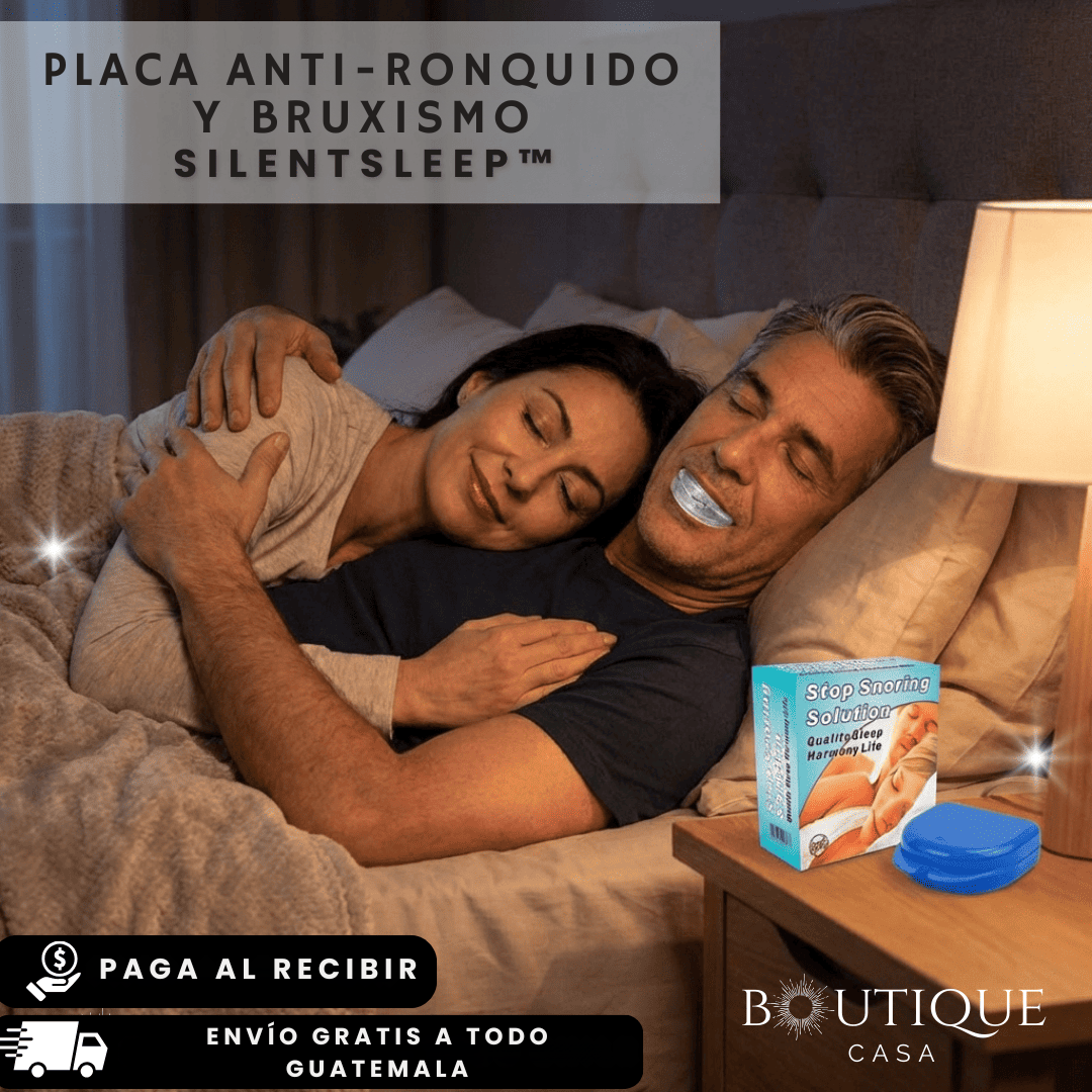 Placa Anti-Ronquido y Bruxismo | SilentSleep™