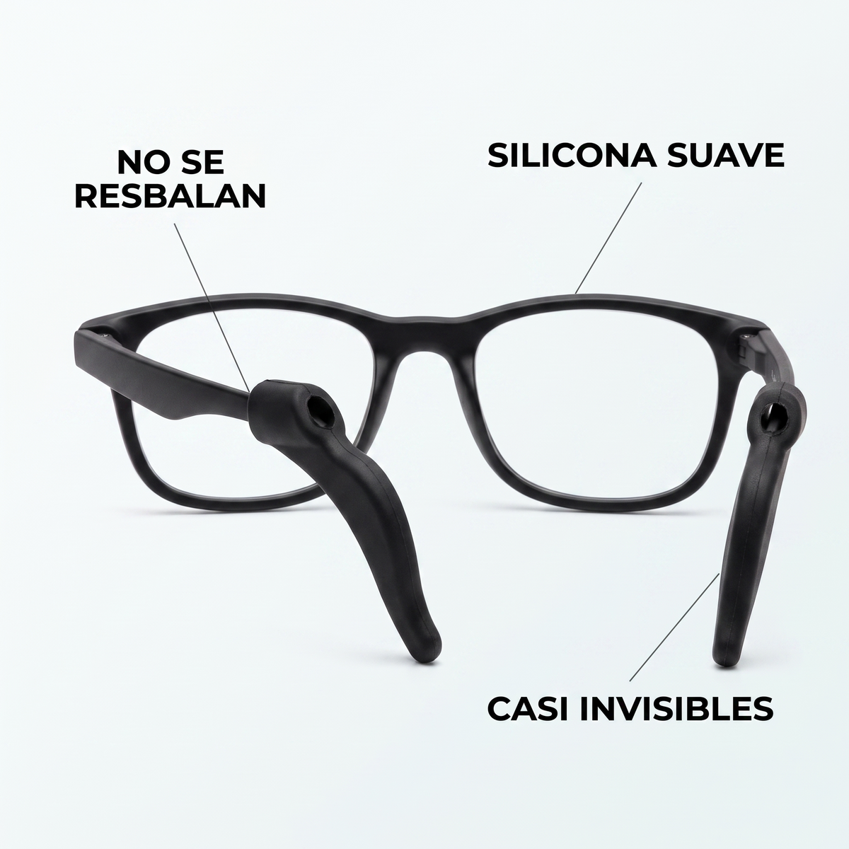 Pack 12 Soportes antideslizantes para lentes – Ya no se te resbalan