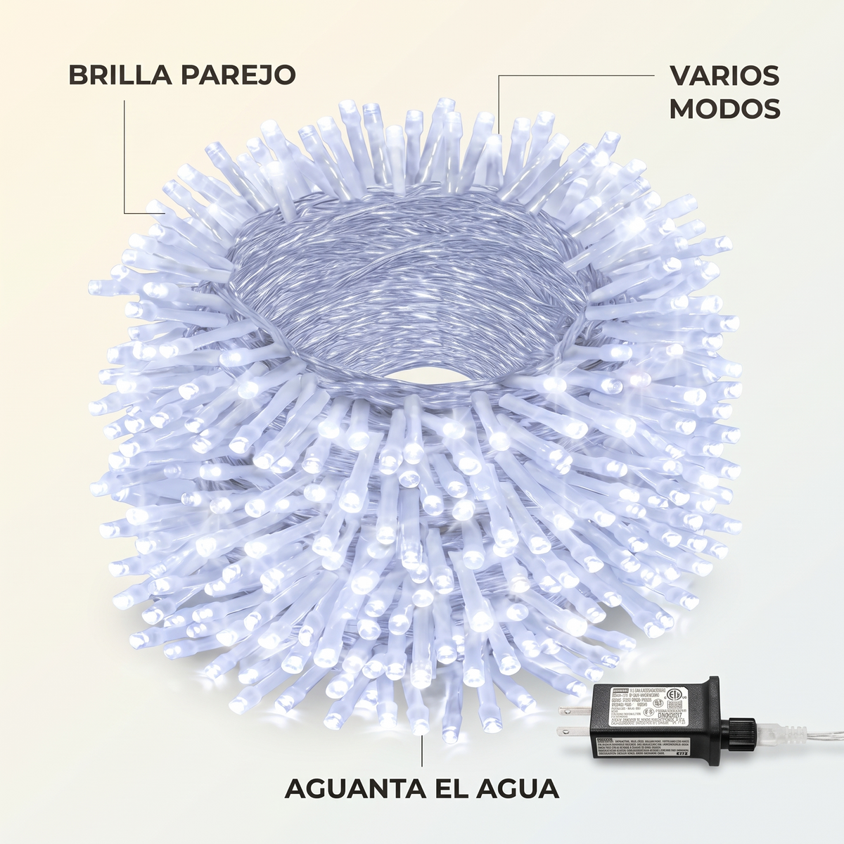 10M Mega Luces navideñas LED – Ilumina tu casa completa