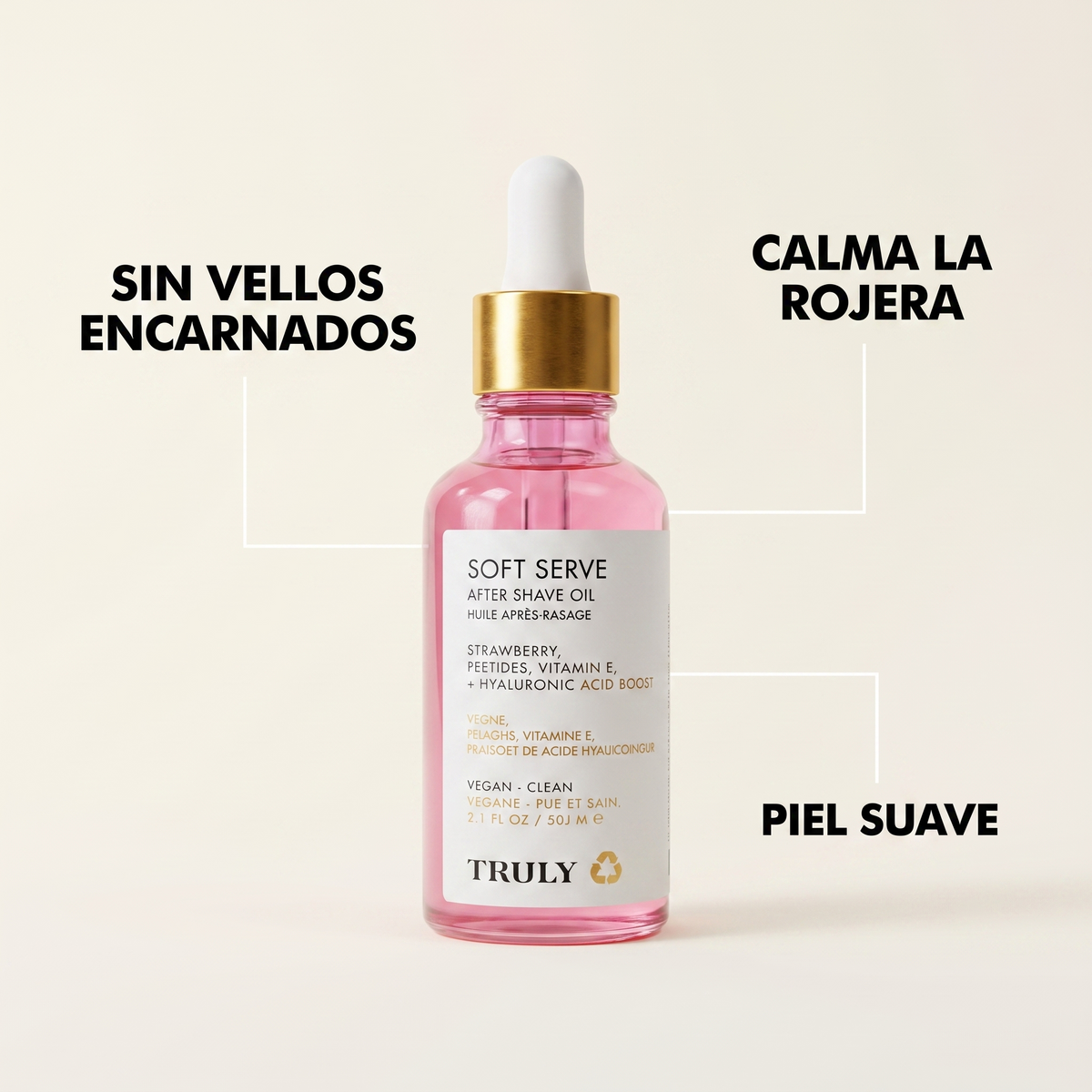 Sérum after shave Truly – piel suave sin vellos encarnados