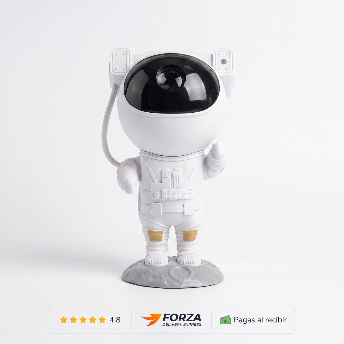 Proyector de galaxia astronauta – convierte tu cuarto en cielo