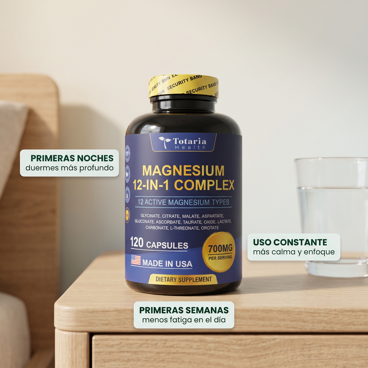 Magnesium complex 12 en 1 – Duerme mejor y despierta con energía