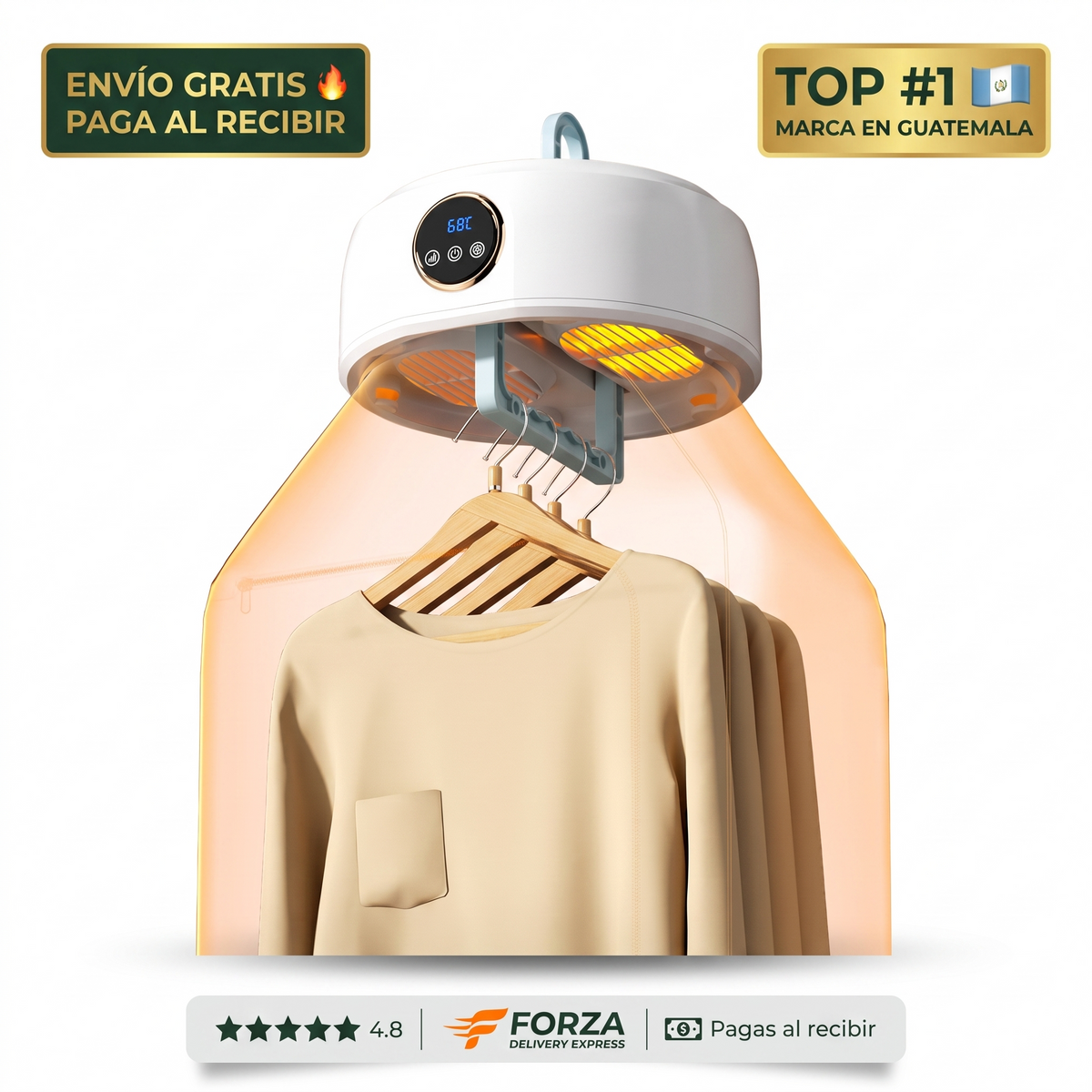 Secadora de ropa portátil – seca tu ropa sin sol ni patio