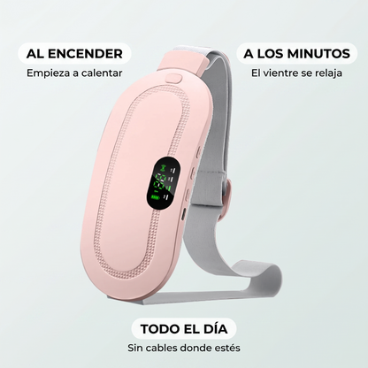 Cinturón térmico para cólicos – Alivio con calor y masaje