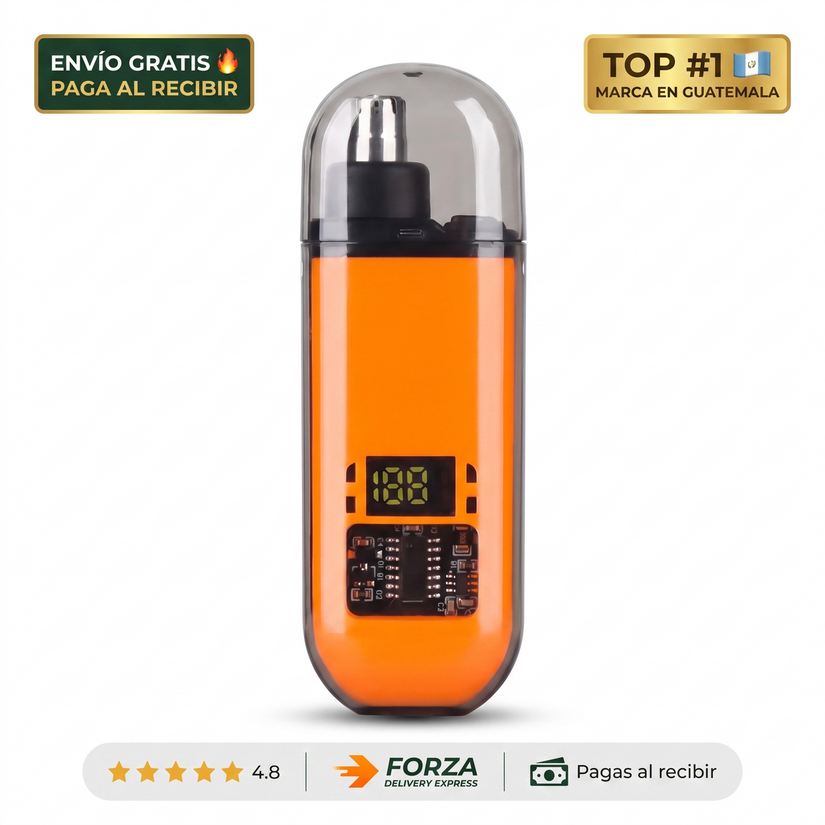 Cortador de vello nasal recargable – recorta sin dolor