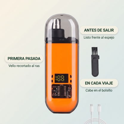 Cortador de vello nasal recargable – recorta sin dolor