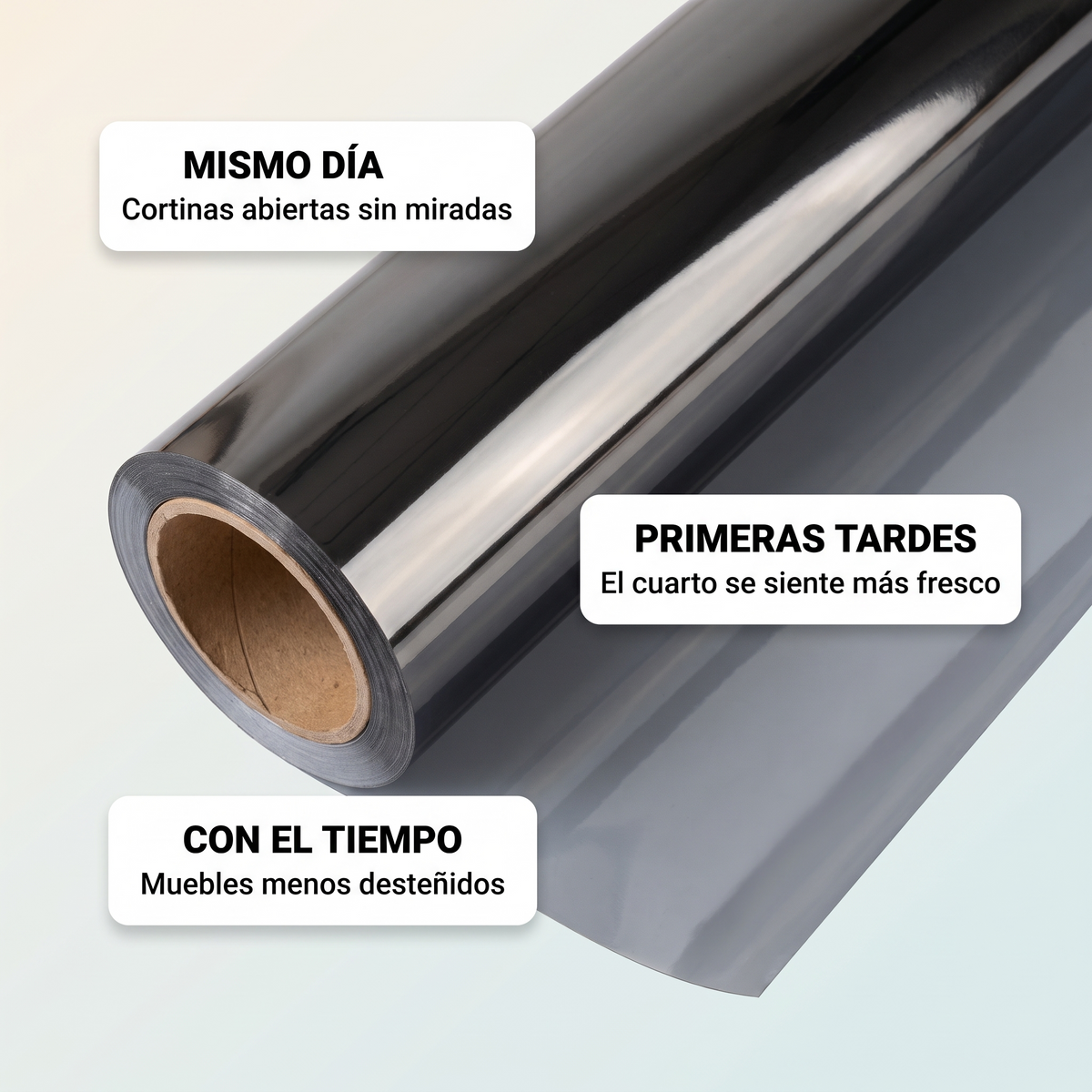 Película espejo para ventanas – Privacidad de día