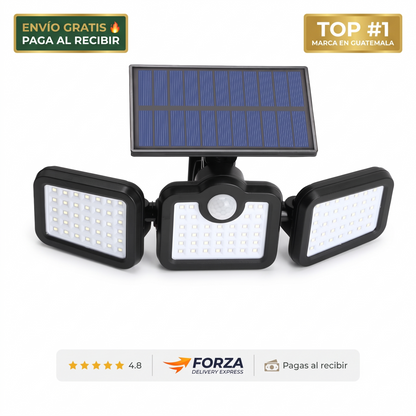 Lámpara solar de pared con sensor – Enciende sola de noche