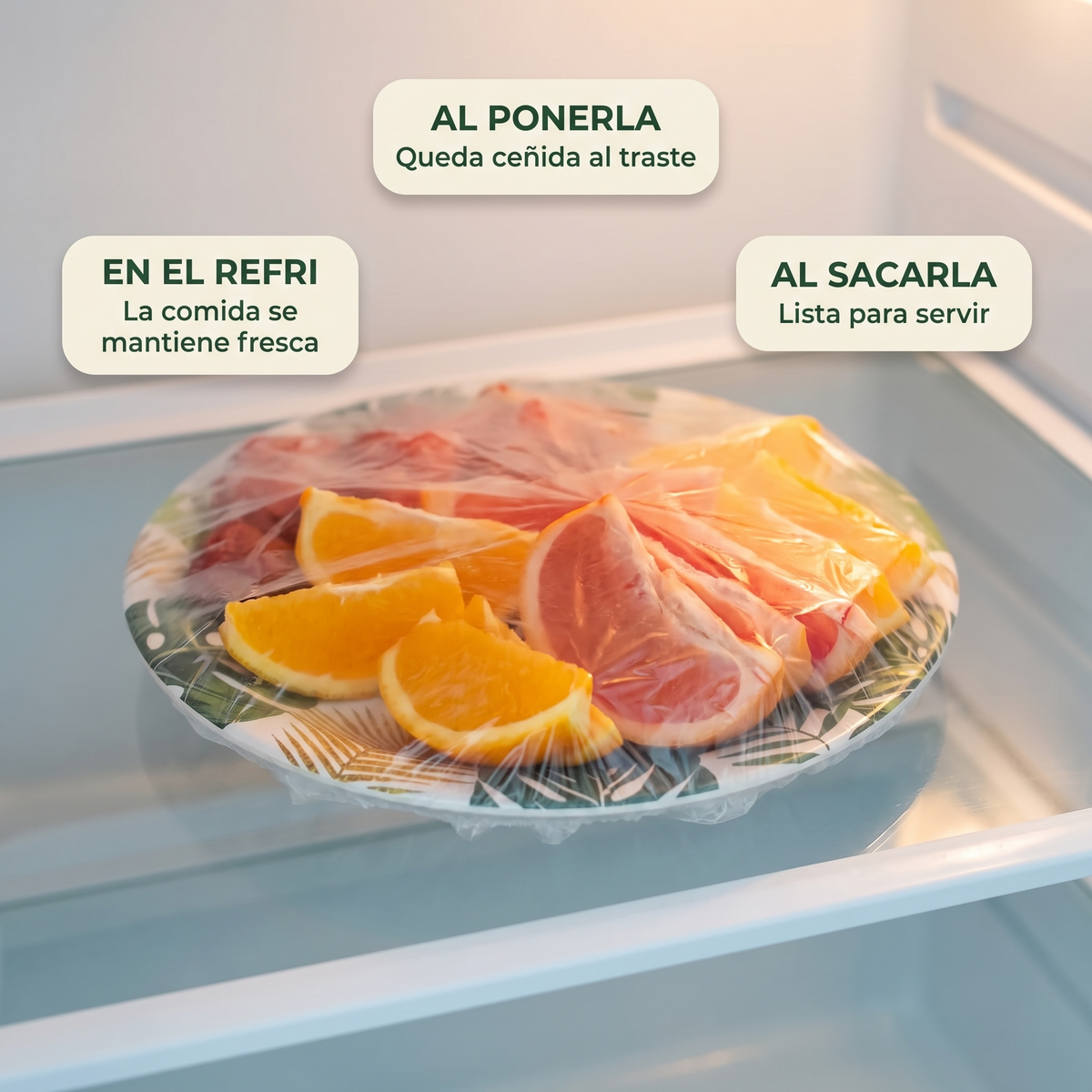 100 Bolsas elásticas para alimentos – tapa cualquier traste al toque