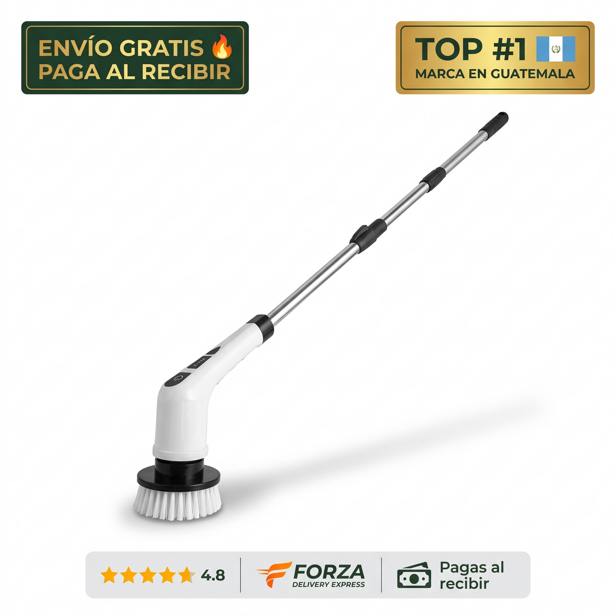 Cepillo limpiador eléctrico 9 en 1 – limpia sin tallar