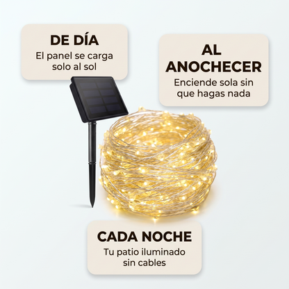 22M Luces solares para patio – decora tu Navidad sin cables