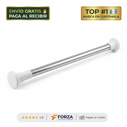 Barra extensible para cortina de baño – sin taladrar