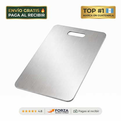 Tabla de cortar acero inoxidable – no retiene olores