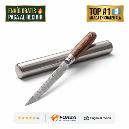 Cuchillo Katana 2 en 1 – corta parejo y se guarda seguro