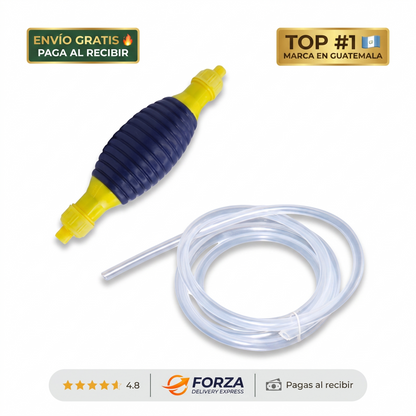 Bomba manual de trasiego con manguera – Pasa liquidos sin problemas