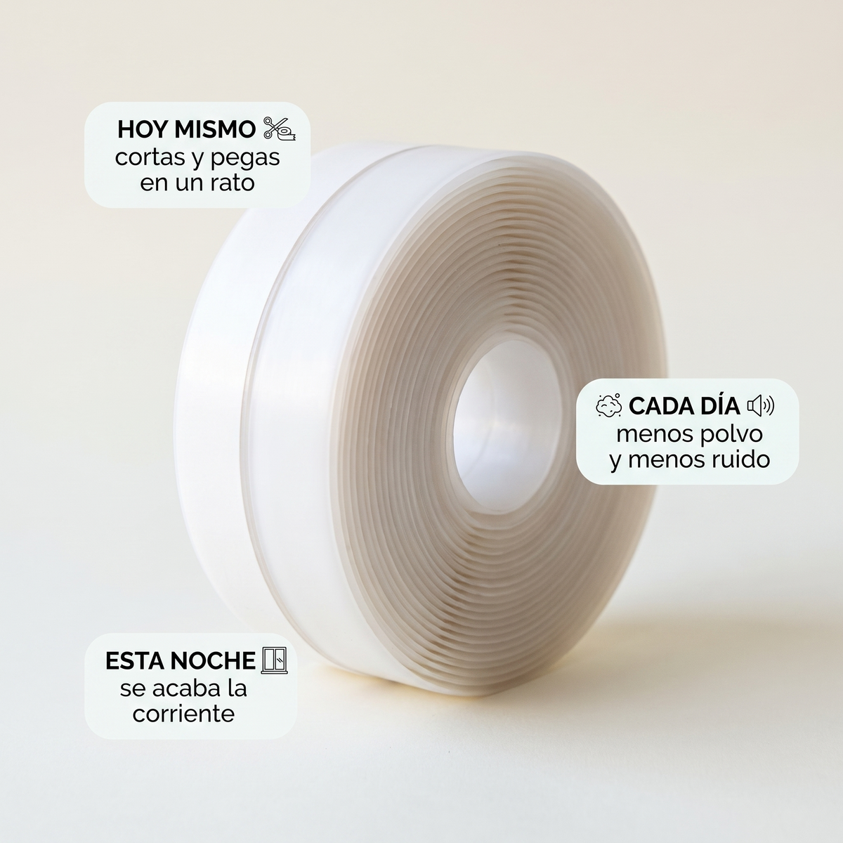 Sello para puerta 5 m – Adiós al polvo, los bichos y el agua