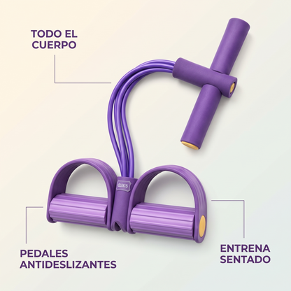 Banda elástica de resistencia – Tonifica todo tu cuerpo en casa